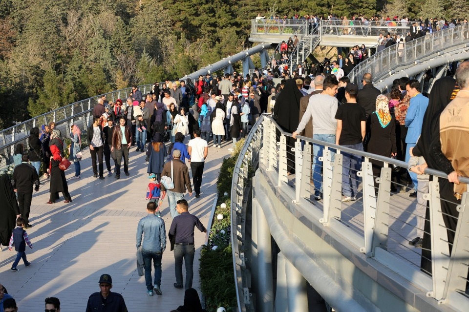 Diba Tensile Architecture, Tabiat Pedestrian Bridge, Teheran, 2014