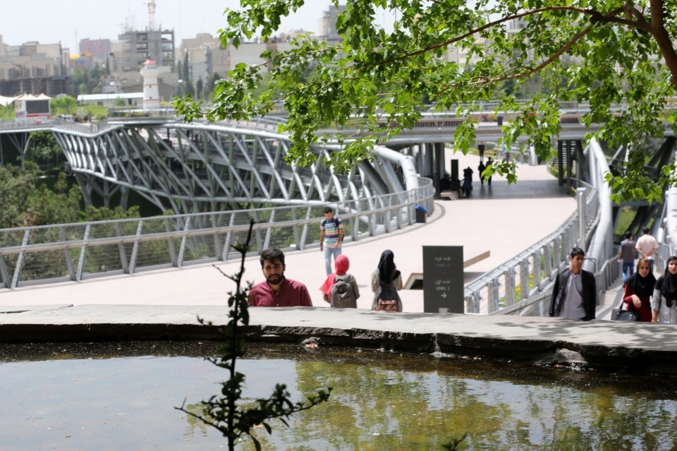 Diba Tensile Architecture, Tabiat Pedestrian Bridge, Teheran, 2014