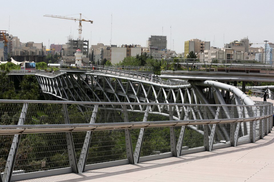 Diba Tensile Architecture, Tabiat Pedestrian Bridge, Teheran, 2014