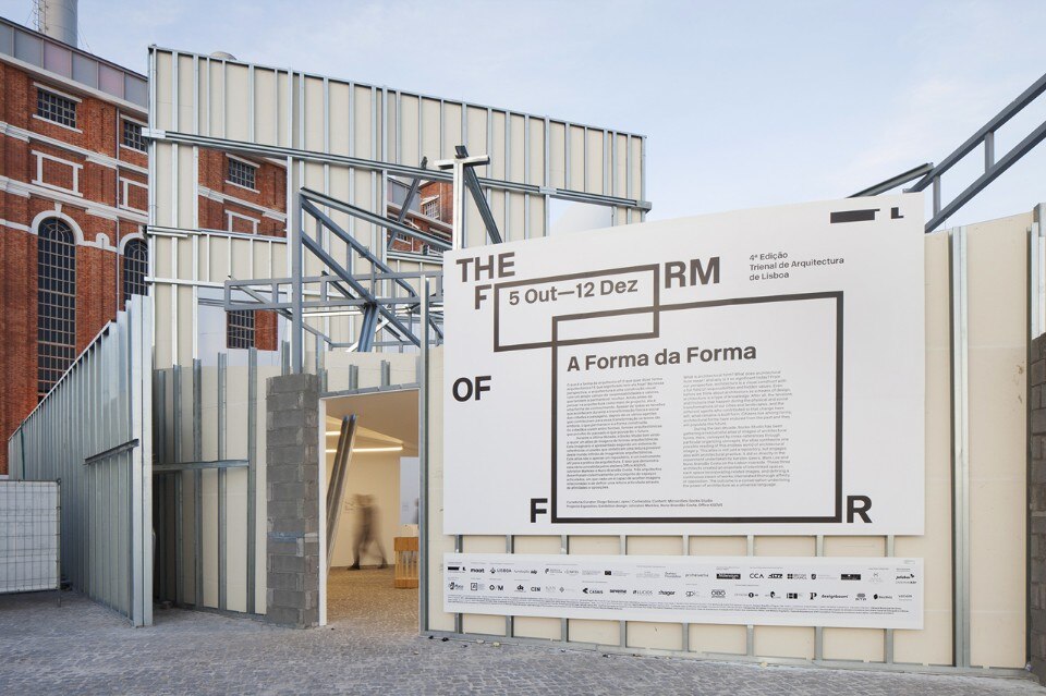 The Form of Form, installation view at Lisbon Architecture Trinnale 2016