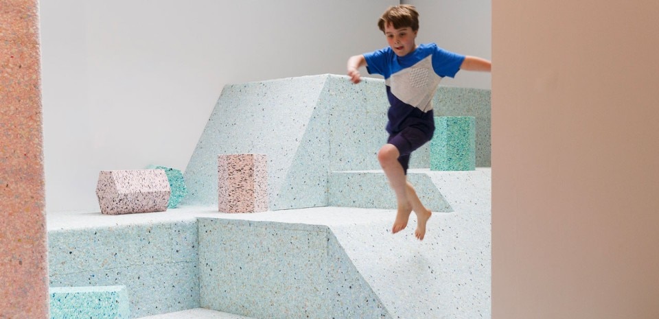 The Brutalist Playground, installation view at RIBA, London, 2015. Photo: Tristan Fewings, © RIBA