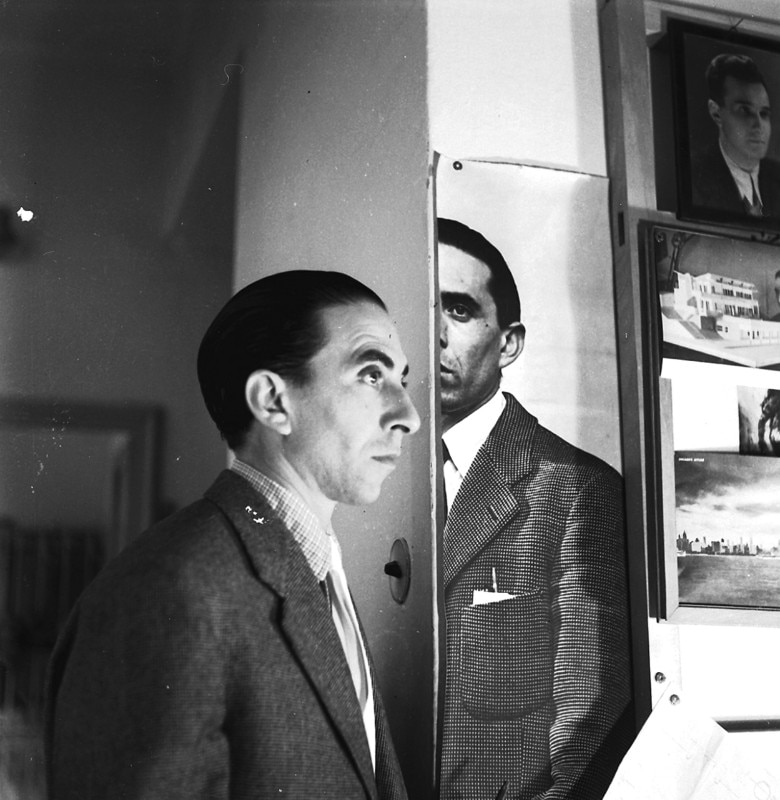 Duplice ritratto di Ico Parisi, Cernobbio, 1953