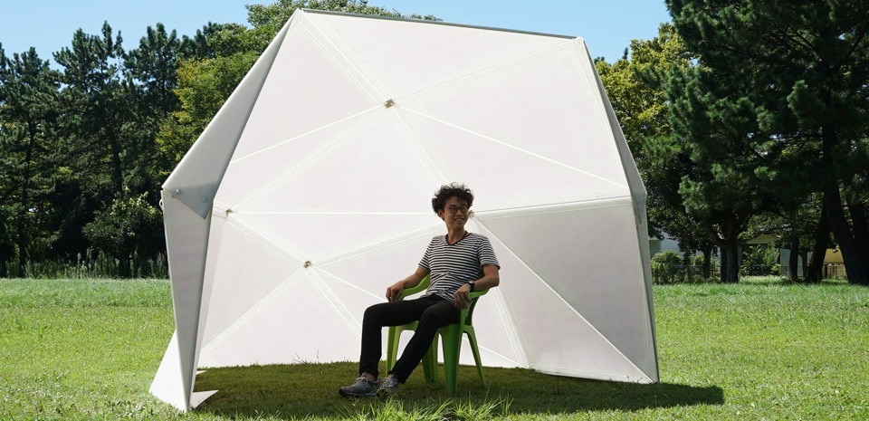 Tsukagoshi Miyashita Sekkei, Foldable Half Dome, Saitama, Japan, 2016