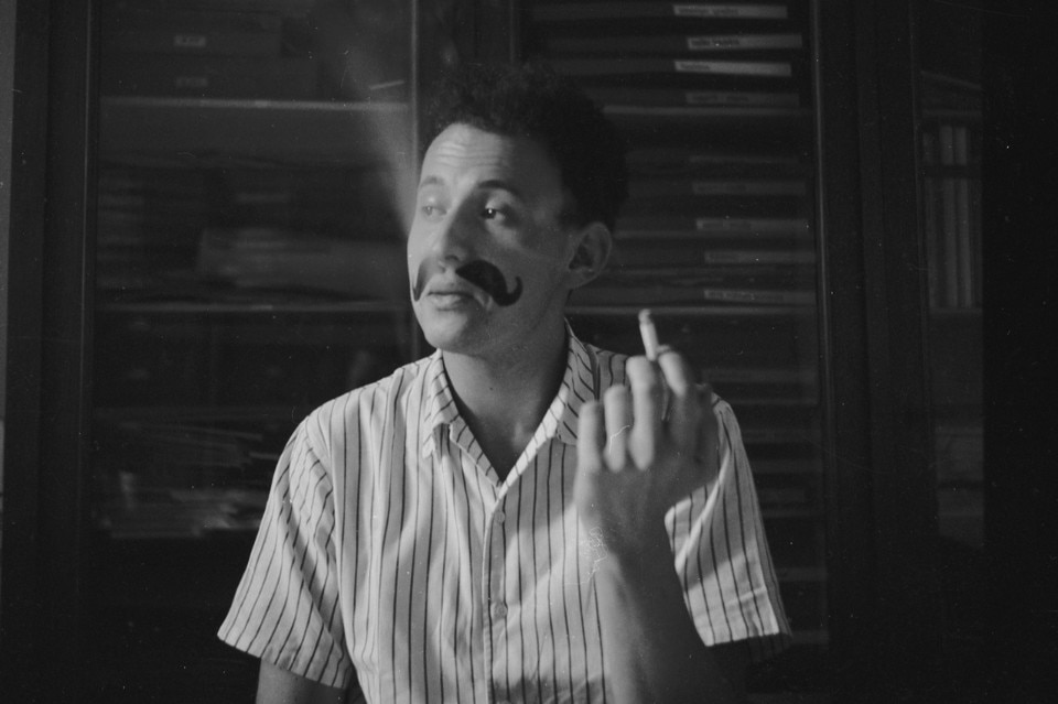 Heinz Waibl coi baffi, Gorla, Milano