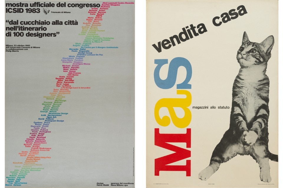 Heinz Waibl, “Dal cucchiaio alla città nell’itinerario di 100 designers”. Credits ADI Assarredo, in collaboration with con Philip Morris, Milan (italian version), offset print on paper, 99 x 68,5 cm