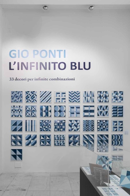 Gio Ponti: L’Infinito Blu, installation view at the Triennale di Milano, 2017 Gio Ponti: L’Infinito Blu, installation view at the Triennale di Milano, 2017