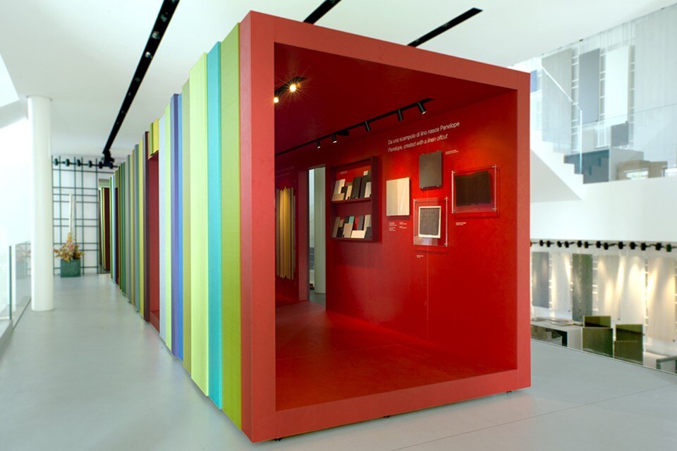 Aldo Cibic, “Nobilitare il nobilitato”, installazione per Cleaf, Lissone, 2017