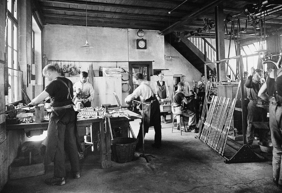 Il laboratorio di USM in Zeughausgass-Passage 19 a Berna