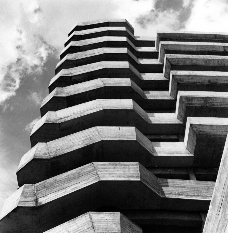 Trinity Square, Gateshead, Tyne & Wear, parcheggio. Courtesy RIBA Collections