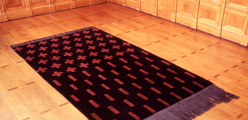 Rosemarie Trockel, Plus Minus, 1.4m x 2.2m, 1991