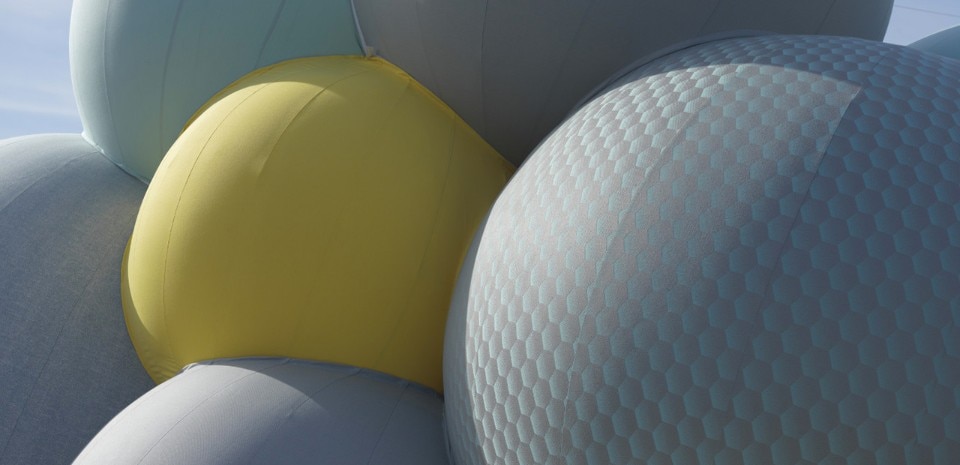 Charles Pétillon, "Connexions" per Sunbrella, Milano, 2017