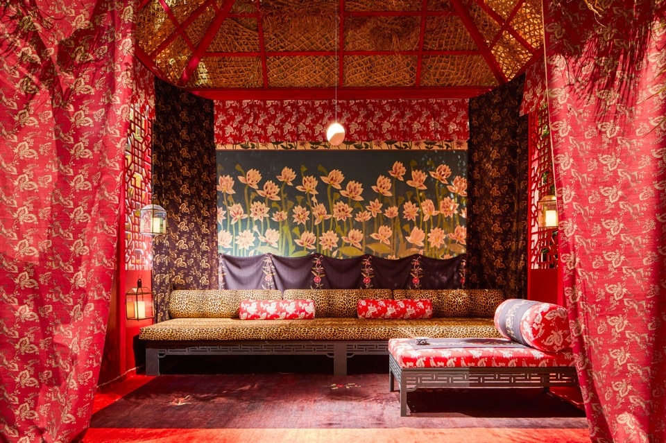 "Corian® Cabana Club", veduta della mostra, Padiglione Visconti, Milano, 2017