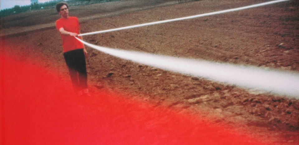 Luca Maria Patella, Terra Animata, 1967, stampa su tela, 100x150cm. Courtesy Laura Bulian Gallery