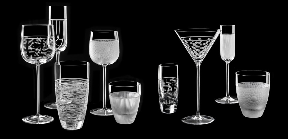 Barware, collezione Nove, Vetreria Salviati, Venezia