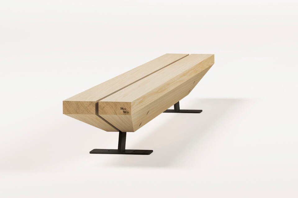Samuel Accoceberry Studio, Beam bench, collezione Mo.Wo., 2017