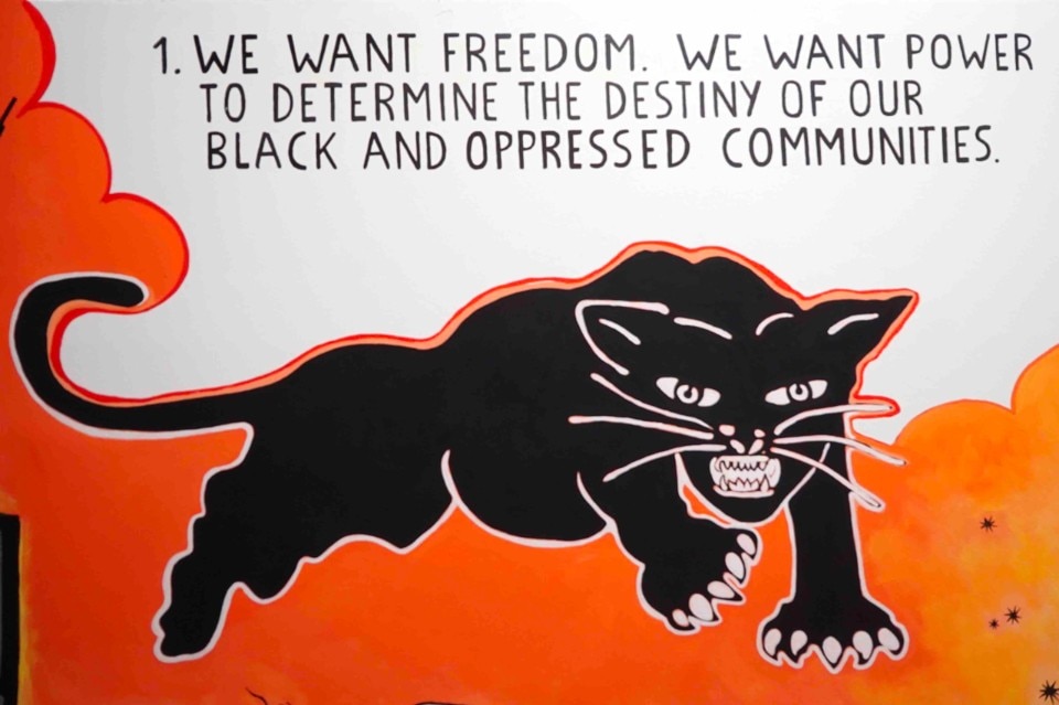 Fig.10 Emory Douglas: Freedom Is A Constant Struggle, veduta della mostra, Laveronica Arte Contemporanea, Modica