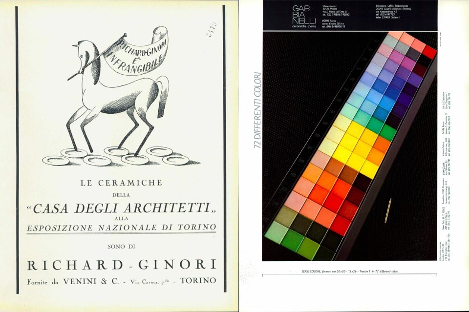 Pagine pubblicitarie su Domus