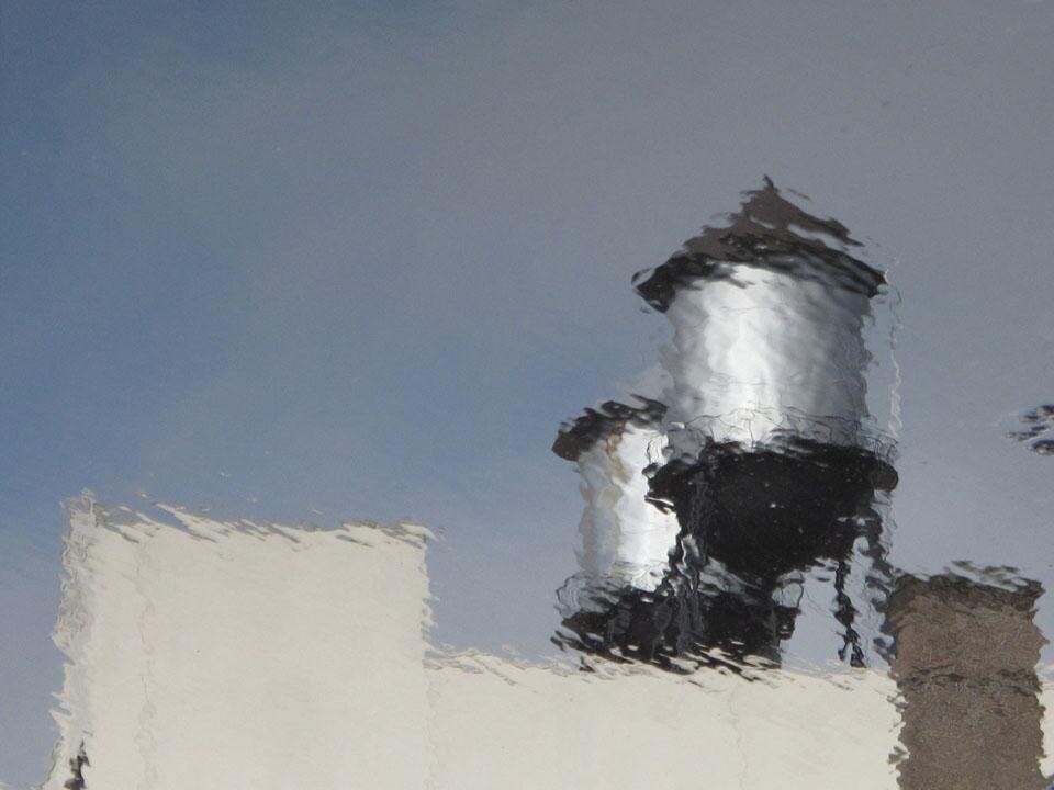 Monica Castiglion, <i>A glimpse in the puddle, Downtown New York</i>