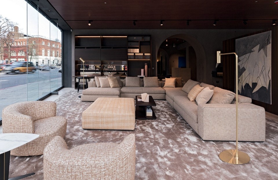 Vincent Van Duysen, showroom Molteni&C|Dada, Londra, 2019