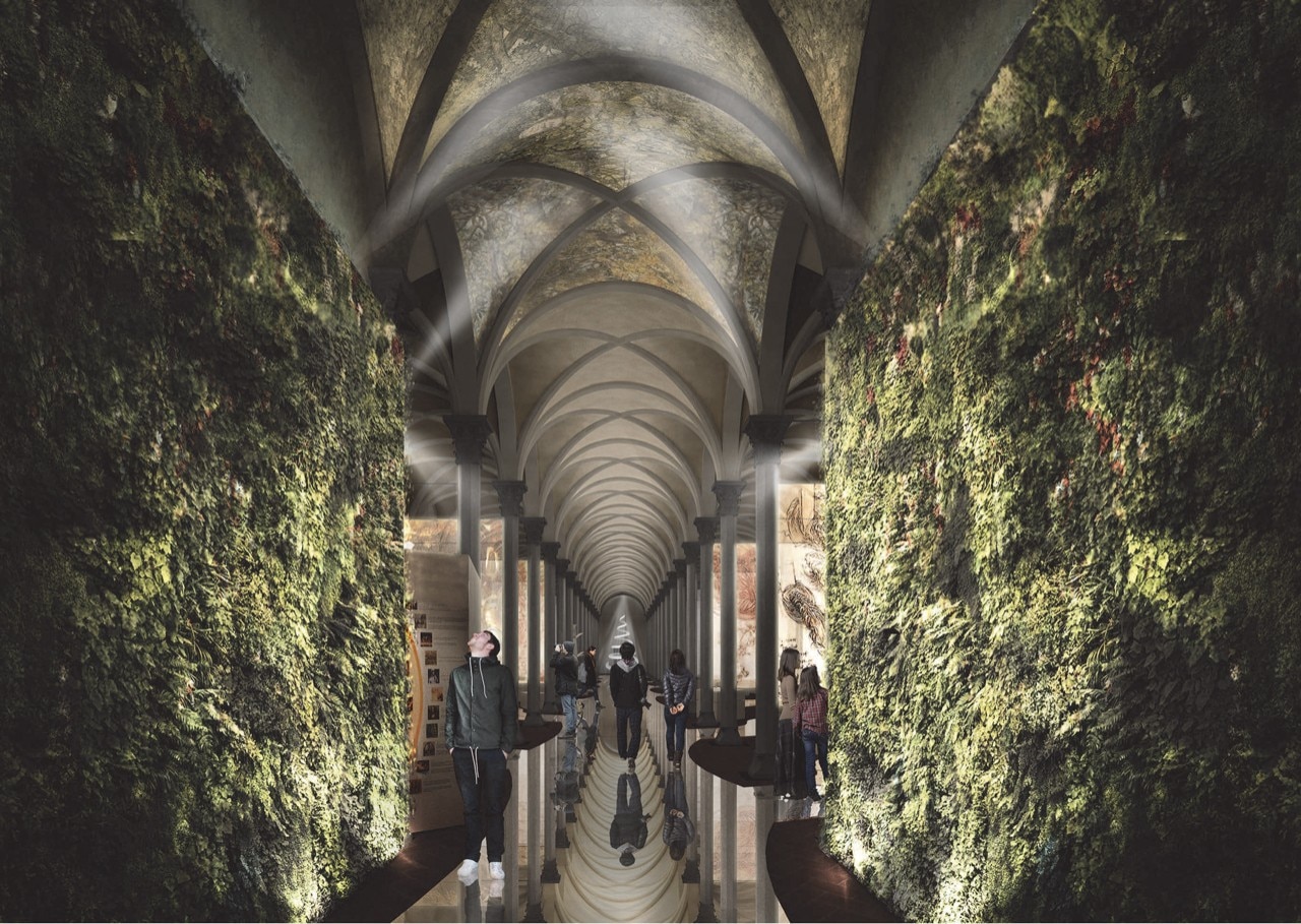 “Leonardo’s Botany. A vision of science bridging art and nature”, installation view, Santa Maria Novella museum, Florence, 2019
