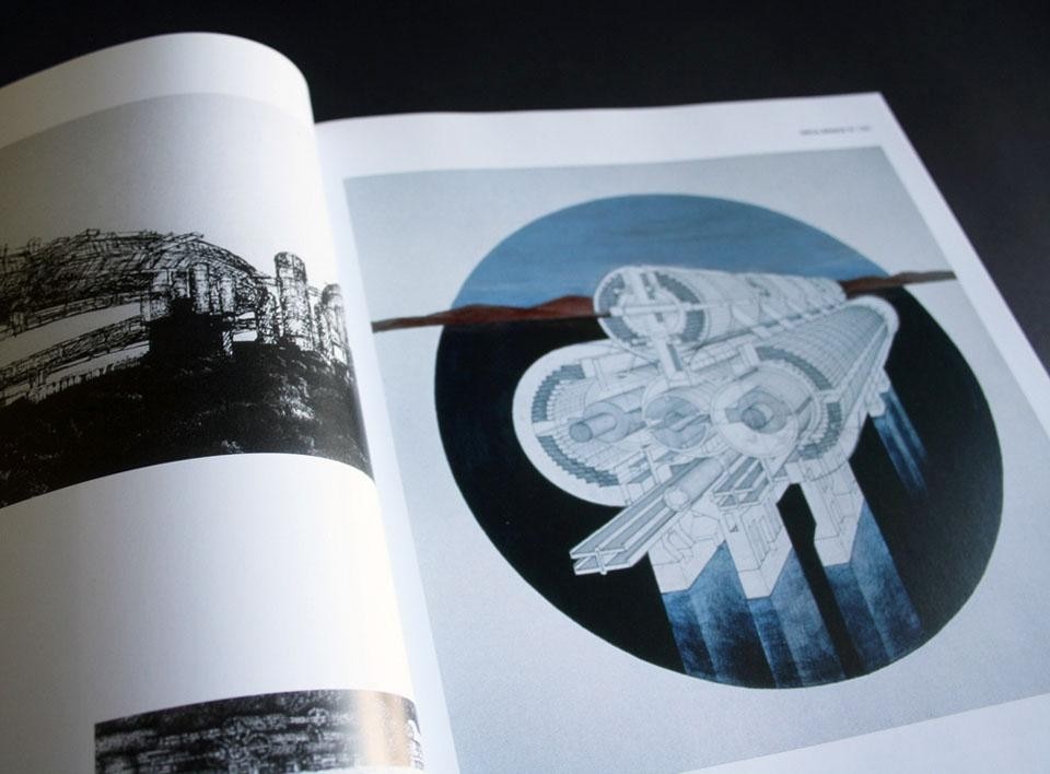 Doppie pagine da <i>Raimund Abraham. [UN]BUILT</i>. <i>Mega Bridge IV</i>, 1965.