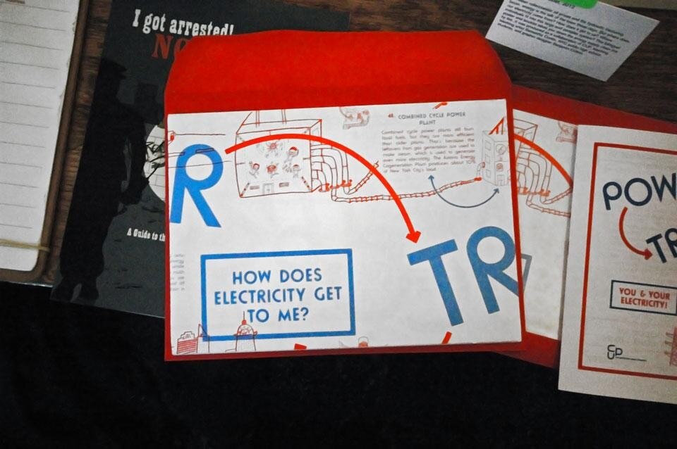 Samantha Contis, Fatima Abdul-Nabi, Benjamin Critton, Hubert Gancarz, BinHua Wang, David Park, Awa Baldeh, <em>Making Policy Public: Power Trip</em>, The Center for Urban Pedagogy 
