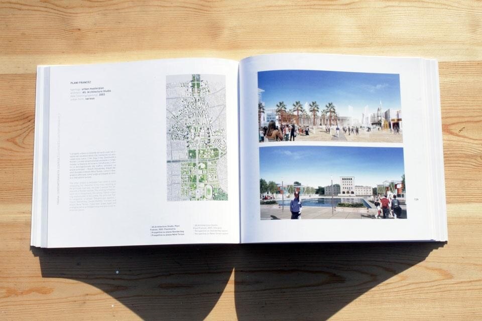 Andrea Bulleri, <em>Tirana, contemporaneità sospesa. Suspended Contemporaneity</em>, Quodlibet, 2012. Vista pagine interne