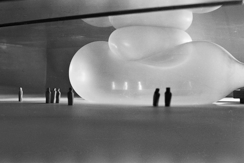 Sverre Fehn, modellino del padiglione. Ode to Osaka, 2015. Foto: Sverre Fehn / Nasjonalmuseet Sverre Fehn, modellino del padiglione. Ode to Osaka, 2015. Foto: Sverre Fehn / Nasjonalmuseet