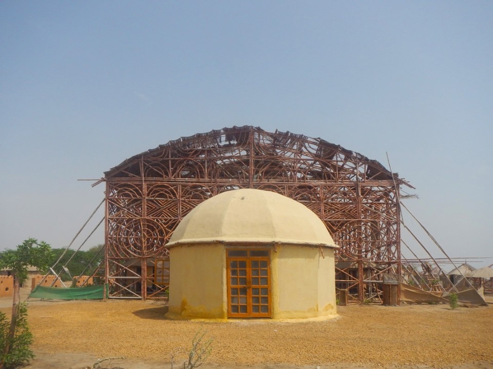Zero Carbon Cultural Center, Thatta Sindh, Pakistan, 2018 (© Heritage Foundation of Pakistan)