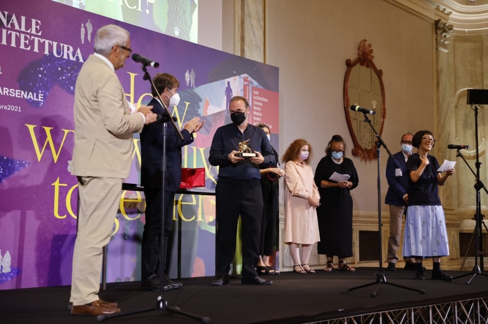 Le assegnazioni dei Leoni d'oro della 14. Mostra Internazionale di Architettura, courtesy La Biennale di Venezia Le assegnazioni dei Leoni d'oro della 14. Mostra Internazionale di Architettura, courtesy La Biennale di Venezia