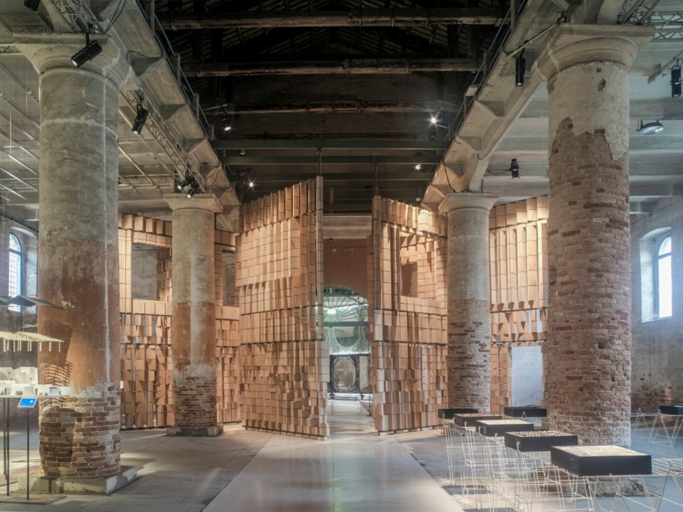 Central Pavilion, Corderie, Arsenale. Venice Architecture Biennale 2021. Photo Marco Menghi
