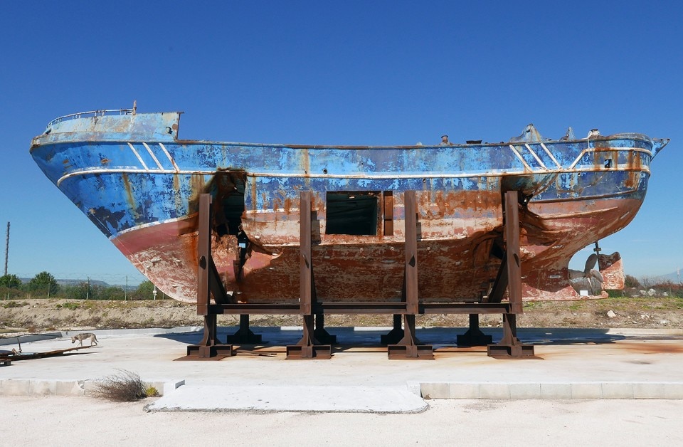 Il peschereccio naufragato nel Mediterraneo nel 2015