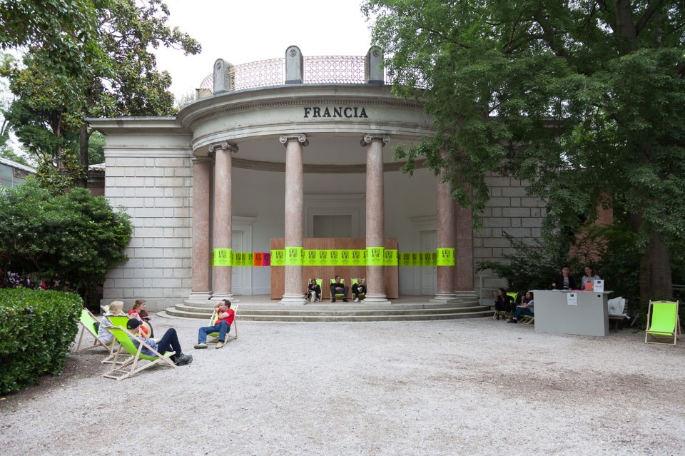 Exterior view of the French Pavilion, Venice 2018. Photo Giulia Di Lenarda