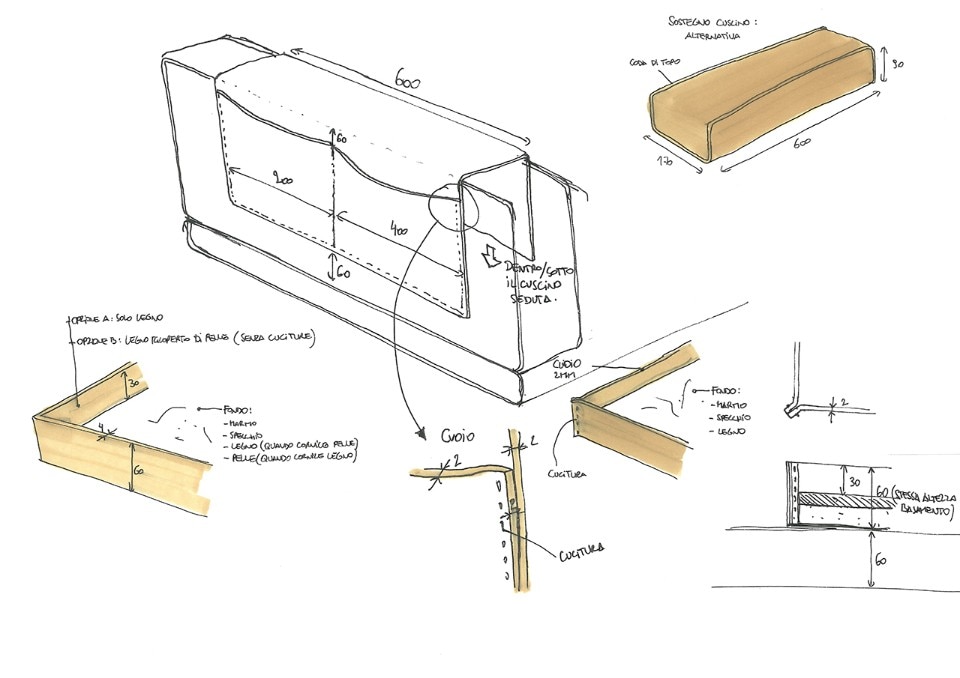 Vincent Van Duysen, Octave, design sketches