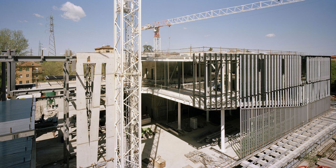 Il cantiere del MAST fotografato da Gabriele Basilico Il cantiere del MAST fotografato da Gabriele Basilico
