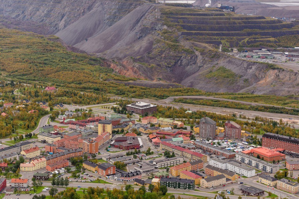 Kiruna, the city relocated 3km away in Swedish Lapland