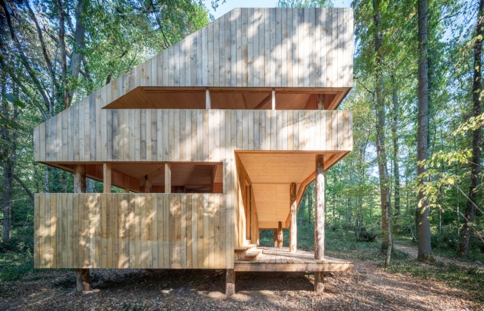 A house in the forest investigates the potentialities of wood