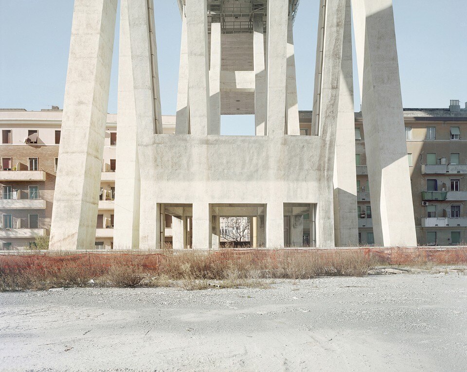 Inside the red zone: the Morandi Bridge seen from below