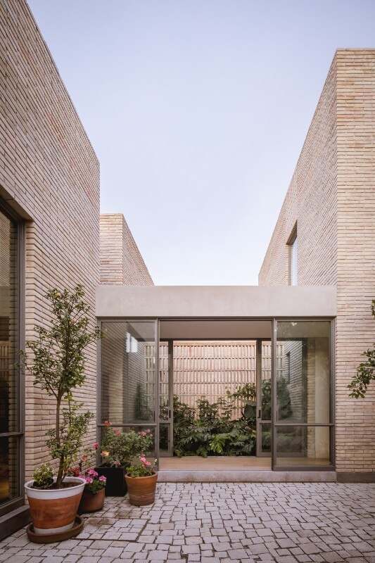 Mexico City house is designed around its inner courtyards