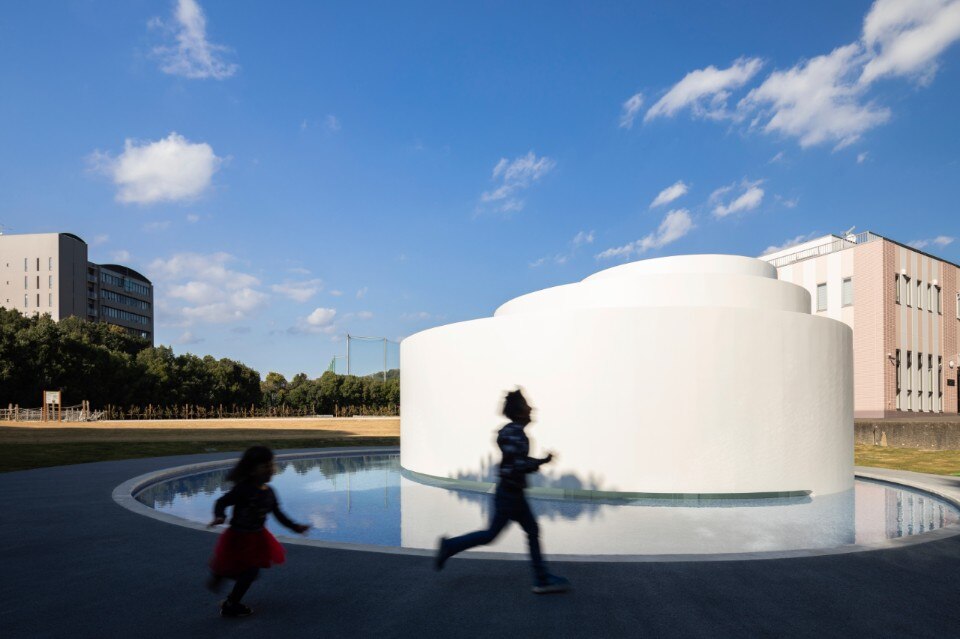 In Japan, an entrance pavilion to a research centre