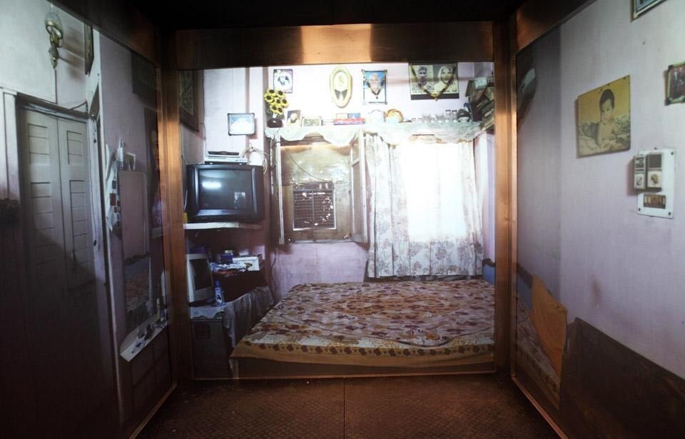 <i>Elevator from the Subcontinent</i> by Gigi Scaria, interior. <i>Elevator from the Subcontinent</i> by Gigi Scaria, interior.