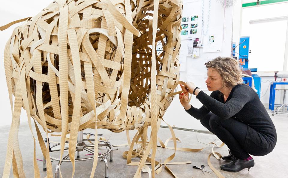 Sissi, <em>Aspiranti Aspiratori</em>, 2012. View of the <em>Cubatrice</em> in the prototype room, Elica Fabriano. Photo by Ramiro Castro Xiques, courtesy Fondazione Ermanno Casoli Sissi, <em>Aspiranti Aspiratori</em>, 2012. View of the <em>Cubatrice</em> in the prototype room, Elica Fabriano. Photo by Ramiro Castro Xiques, courtesy Fondazione Ermanno Casoli