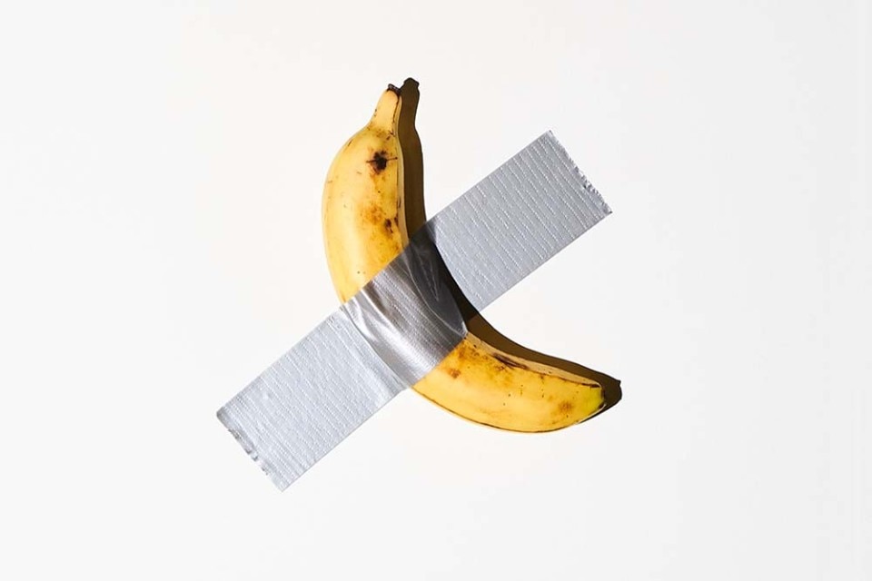 Damien Hirst and the obsession with Cattelan’s duct-taped banana