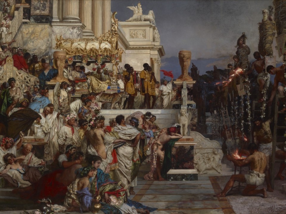 Rome in flames
