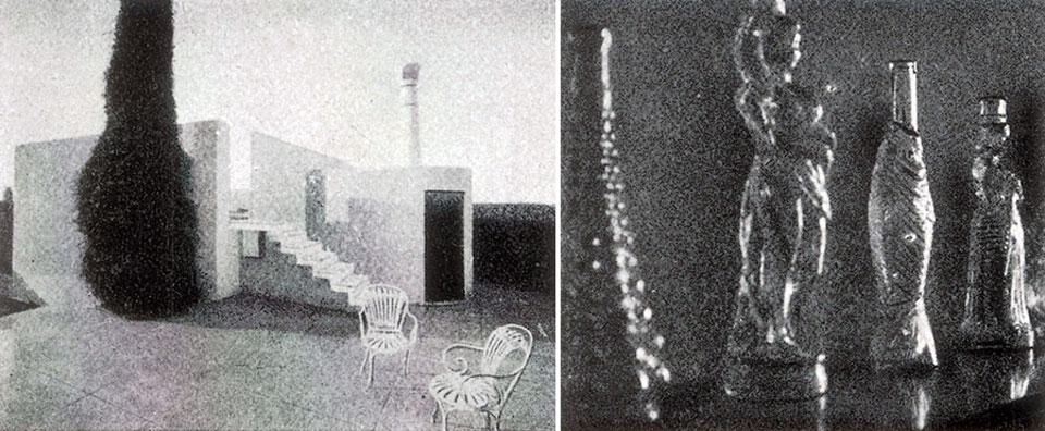Left, Le Corbusier. From the pages of Domus 193 / January 1944 Left, Le Corbusier. From the pages of Domus 193 / January 1944