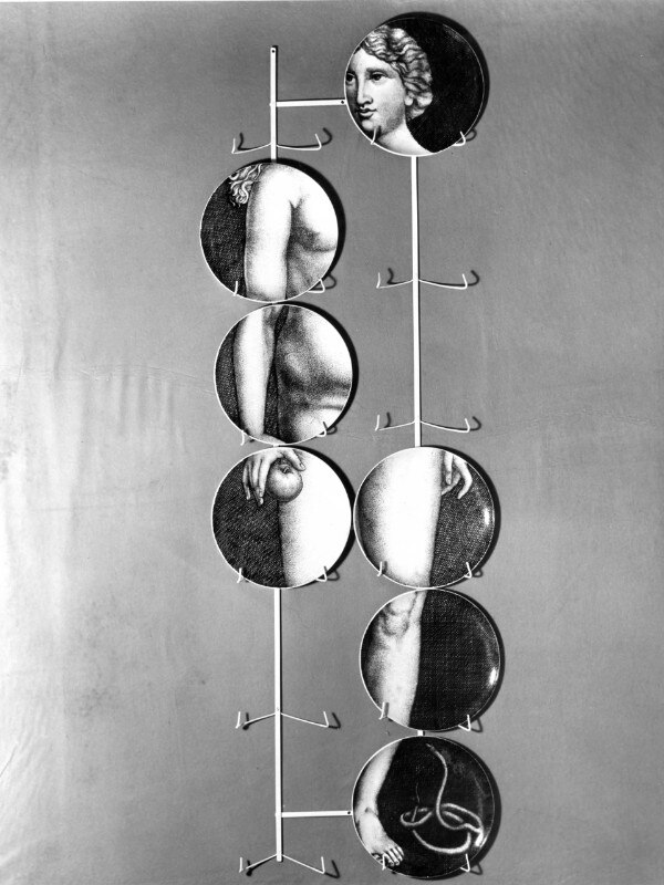 A composition from the series Fragments humains published in Domus 357 from 1959 A composition from the series Fragments humains published in Domus 357 from 1959