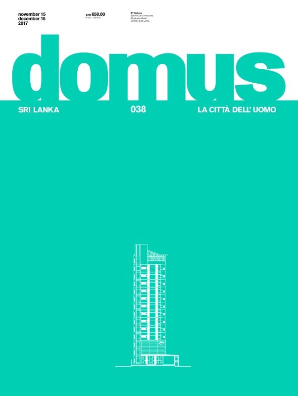 Domus Sri Lanka, June–July 2017, cover Domus Sri Lanka, June–July 2017, cover