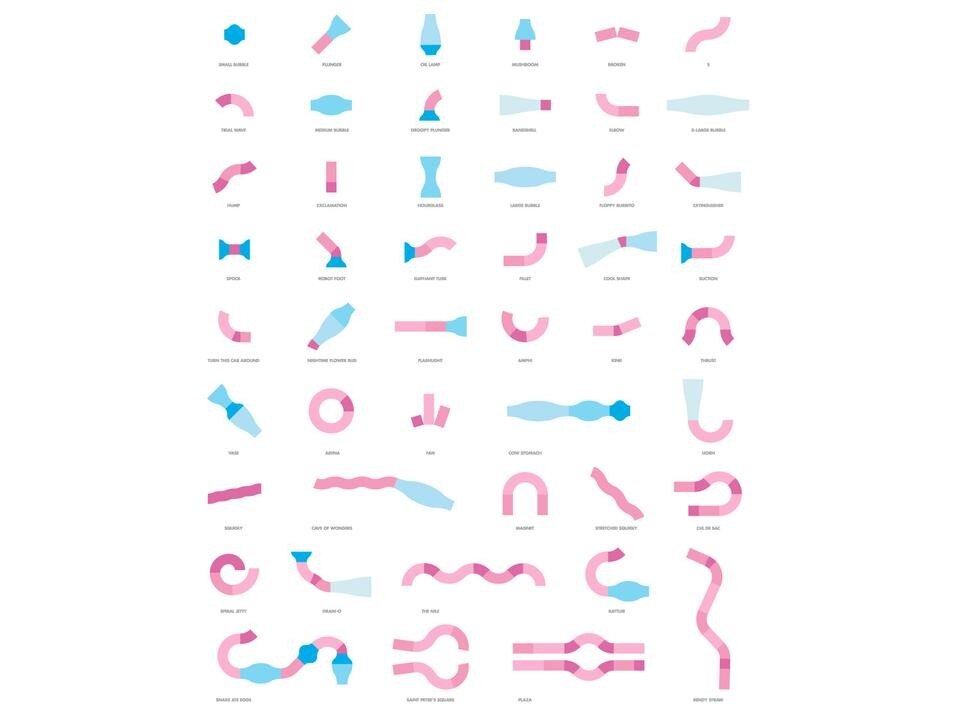 "The Worms" configurations diagram. Courtesy Family & Playlab. Above: Photo by Dean Kaufman "The Worms" configurations diagram. Courtesy Family & Playlab. Above: Photo by Dean Kaufman