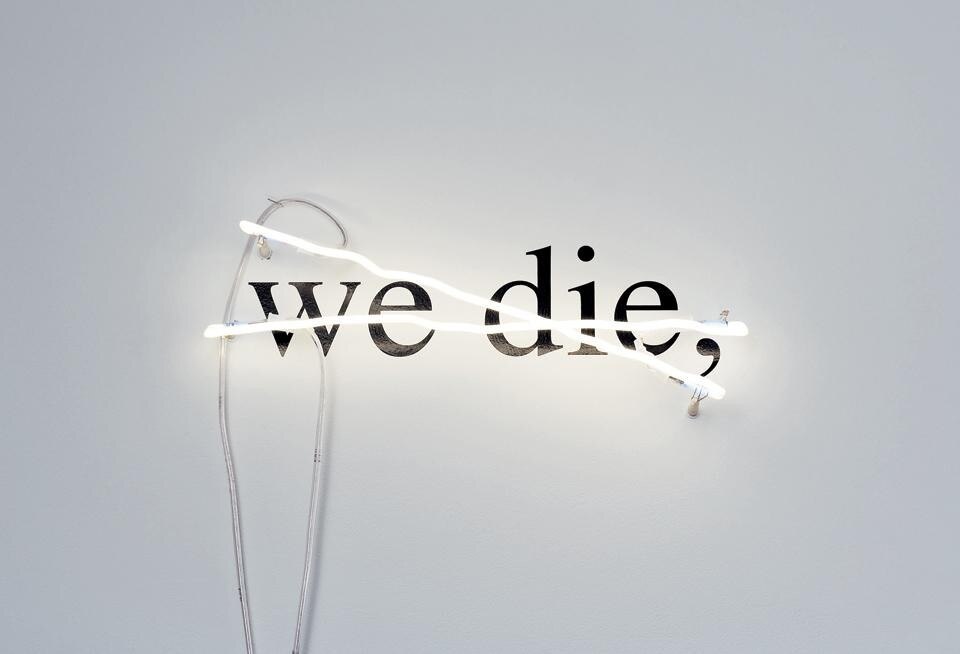 Victor Man, <i>Untitled (We Die)</i>, 2008. Installation view: GAMeC, Bergamo.
Courtesy Victor Man, ZERO…, Milano and Johnen Galerie, Berlin.
Victor Man, <i>Untitled (We Die)</i>, 2008. Installation view: GAMeC, Bergamo.
Courtesy Victor Man, ZERO…, Milano and Johnen Galerie, Berlin.