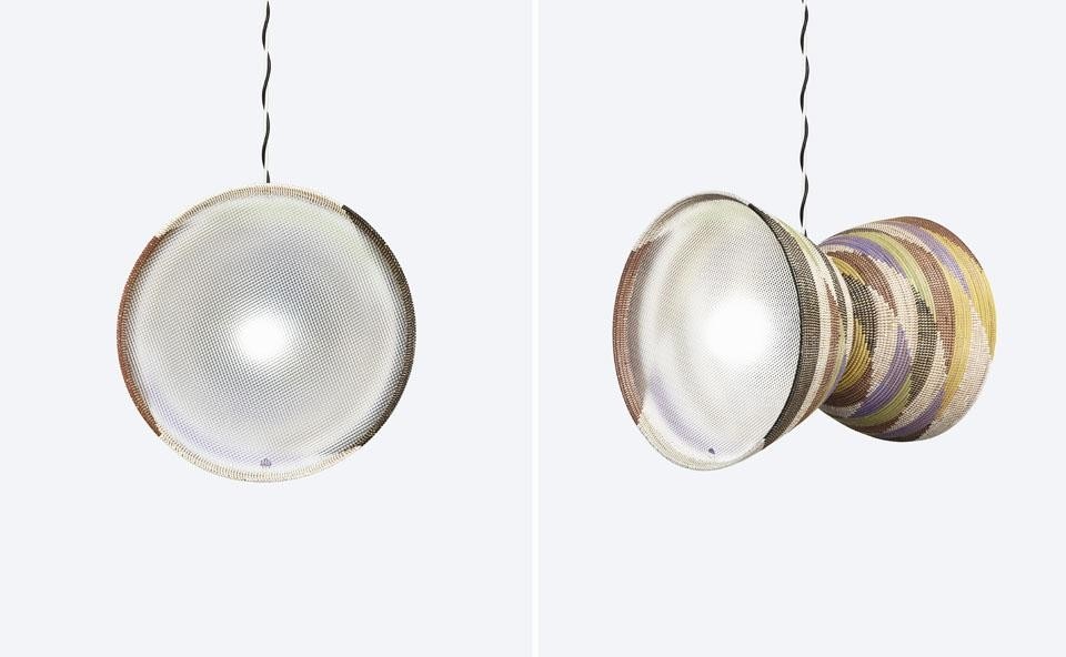 Stephen Burks: Double Basket Lamp, 2011. Stephen Burks: Double Basket Lamp, 2011.